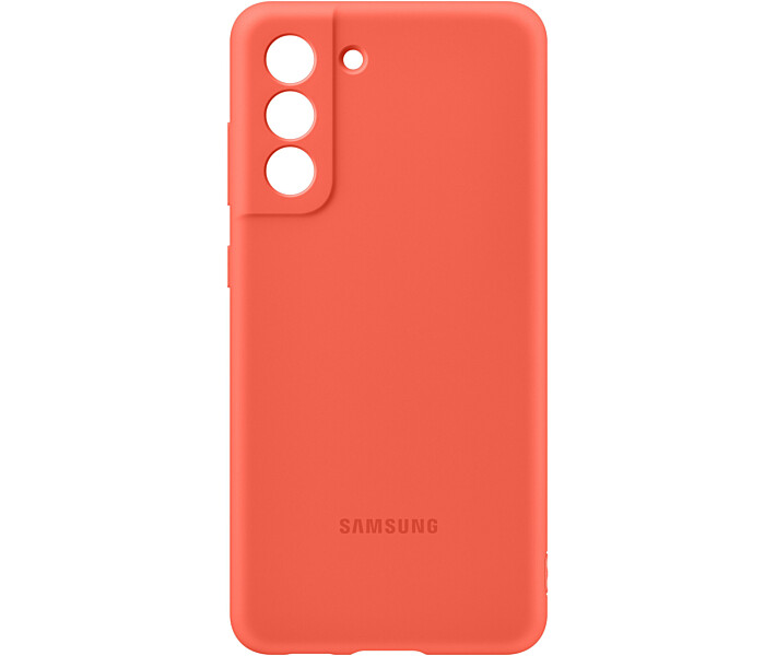 Панель Samsung Silicone Cover для Samsung Galaxy S21 FE (EF-PG990TPEGRU) Coral