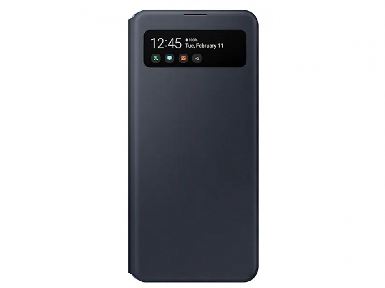 Чехол Samsung S View Wallet Cover для Samsung A415 (EF-EA415PBEGRU) Black