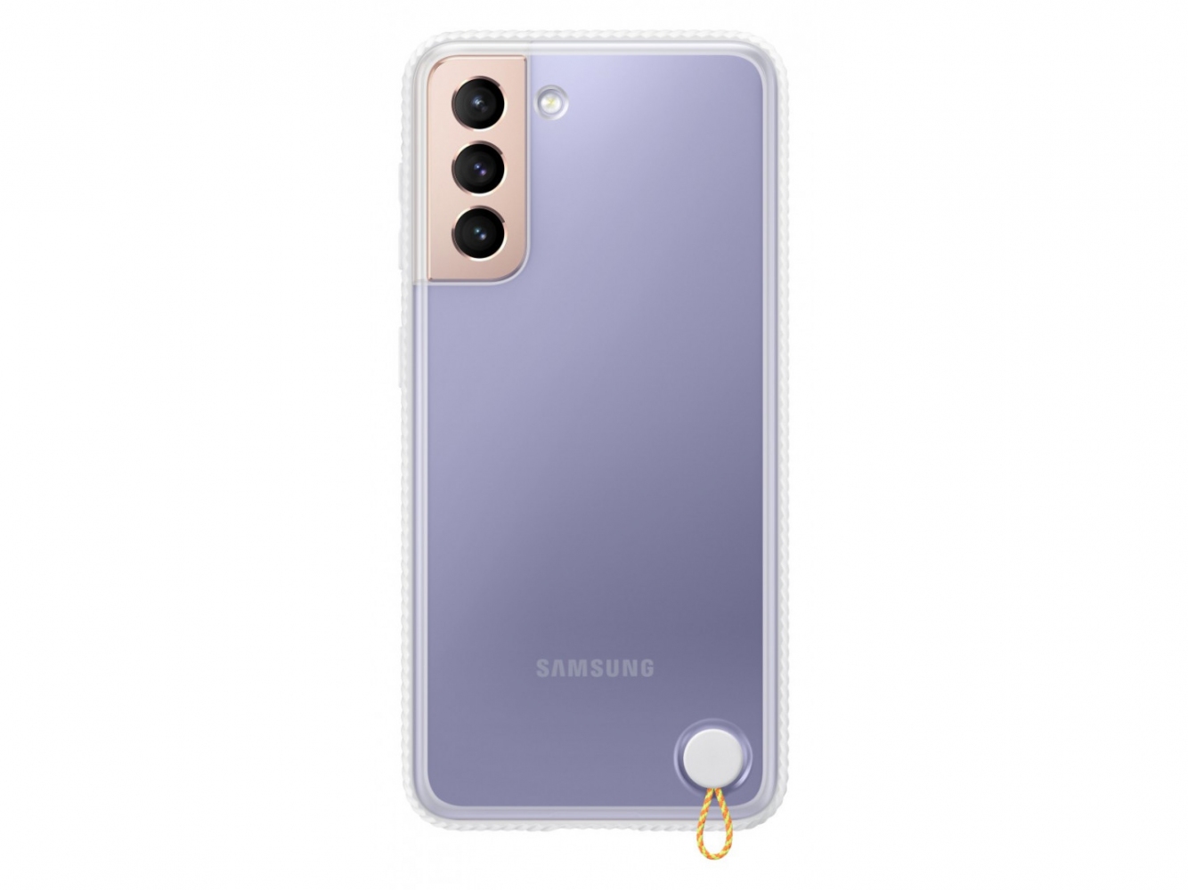 Накладка Samsung Clear Protective Cover для Samsung Galaxy S21 (EF-GG991CWEGRU) White