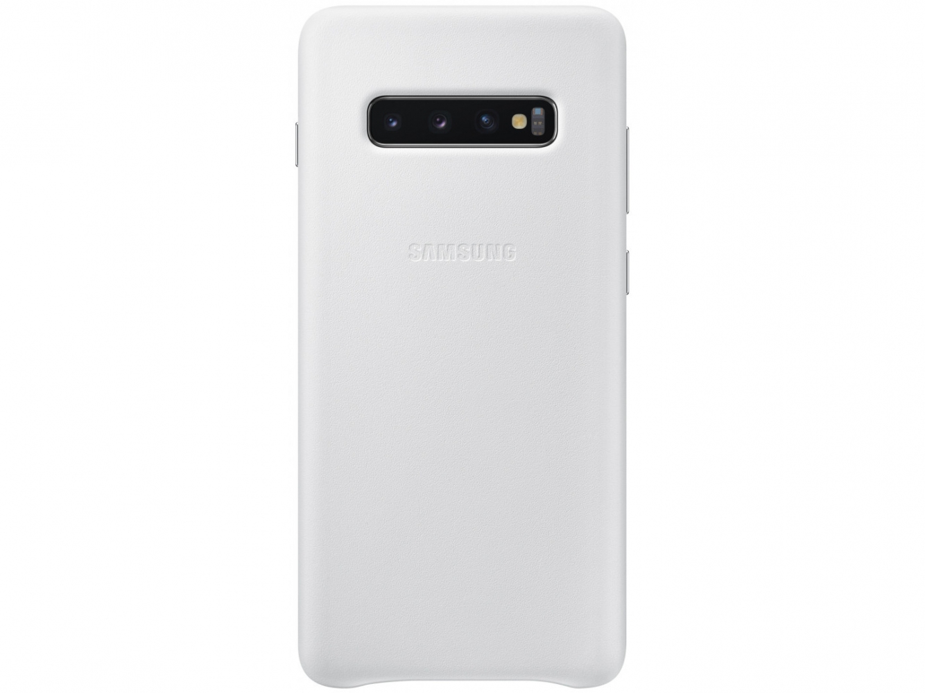 Панель Samsung Leather Cover для Samsung Galaxy S10 Plus (EF-VG975LWEGRU) White