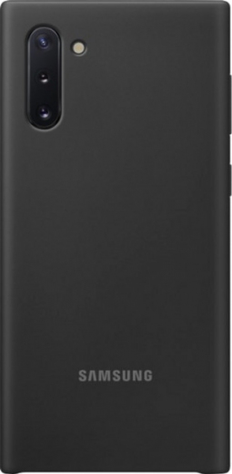 Накладка Samsung Silicone Cover для Samsung Galaxy Note 10 (EF-PN970TBEGRU) Black - фото - Samsung Experience Store — брендовый интернет-магазин