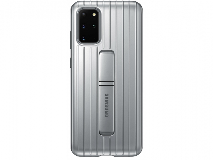Накладка Samsung Protective Standing Cover для Samsung Galaxy S20 Plus (EF-RG985CSEGRU) Silver - фото - Samsung Experience Store — брендовий інтернет-магазин