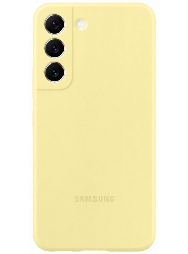 Панель Samsung Silicone Cover для Samsung Galaxy S22 Plus (EF-PS906TYEGRU) Butter Yellow - фото - Samsung Experience Store — брендовий інтернет-магазин