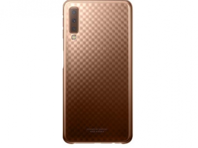 Чохол Samsung Gradation Cover для Samsung Galaxy A7 2018 A750F (EF-AA750CFEGRU) Gold - фото - Samsung Experience Store — брендовий інтернет-магазин