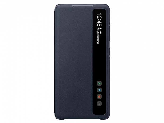 Чохол-книжка Samsung Clear View Cover для Samsung Galaxy S20 FE (EF-ZG780CNEGRU) Navy - фото Чохол-книжка Samsung Clear View Cover для Samsung Galaxy S20 FE (EF-ZG780CNEGRU) Navy - фото - Samsung Experience Store — брендовий інтернет-магазин