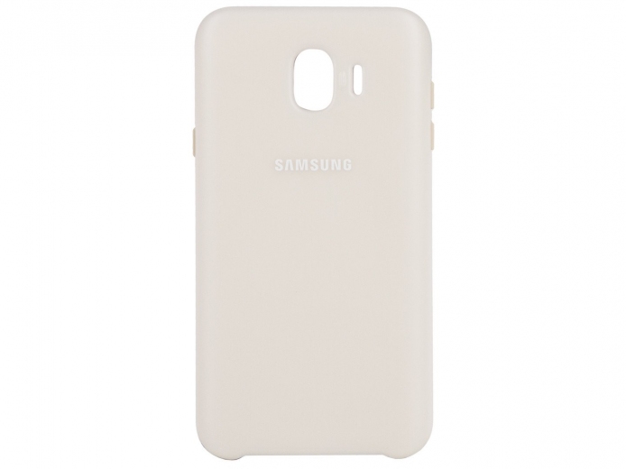 Панель Samsung Dual Layer Cover для Samsung Galaxy J4 2018 (EF-PJ400CFEGRU) Gold - фото - Samsung Experience Store — брендовый интернет-магазин
