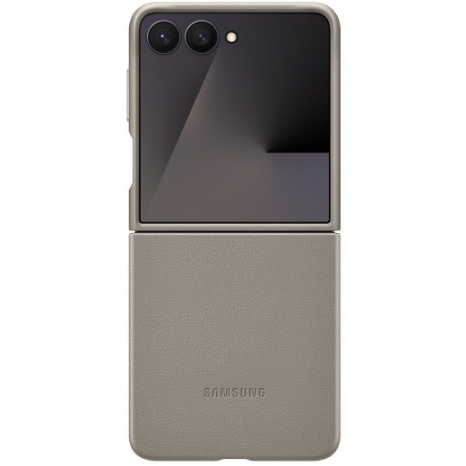 Панель Samsung Kindsuit для Samsung Galaxy Flip 7 (EF-VF766PJEGUA) Taupe - фото - Samsung Experience Store — брендовый интернет-магазин