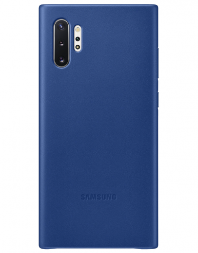 Чехол Samsung Leather Cover для Samsung Galaxy Note 10 Plus (EF-VN975LLEGRU) Blue - фото - Samsung Experience Store — брендовый интернет-магазин