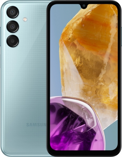 Смартфон Samsung Galaxy M15 5G 4/128GB (SM-M156BLBUEUC) Light Blue - фото Смартфон Samsung Galaxy M15 5G 4/128GB (SM-M156BLBUEUC) Light Blue - фото - Samsung Experience Store — брендовий інтернет-магазин