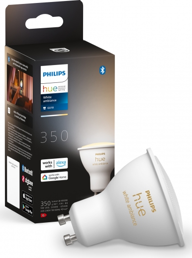 Умная лампа Philips Hue GU10 5W 2200K-6500K Tunable white (929001953309) - фото Умная лампа Philips Hue GU10 5W 2200K-6500K Tunable white (929001953309) - фото - Samsung Experience Store — брендовый интернет-магазин