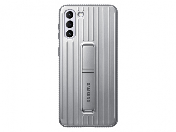 Накладка Samsung Protective Standing Cover для Samsung Galaxy S21 Plus (EF-RG996CJEGRU) Light Gray - фото - Samsung Experience Store — брендовый интернет-магазин