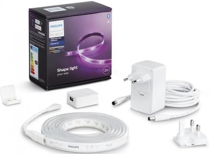 Світлодіодна стрічка Philips Hue Plus 20 W 2000K-6500K Color Bluetooth 2 м (929002269110) - фото - Samsung Experience Store — брендовий інтернет-магазин