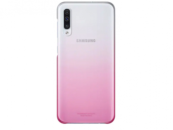 Чехол Samsung Gradation Cover для Samsung Galaxy A50 (EF-AA505CPEGRU) Pink - фото - Samsung Experience Store — брендовый интернет-магазин