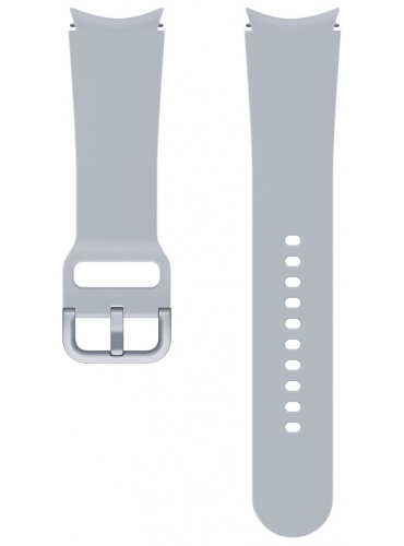 Ремінець Samsung Sport Band (20mm, M/L) для Samsung Galaxy Watch 4 (ET-SFR87LSEGRU) Silver - фото Ремінець Samsung Sport Band (20mm, M/L) для Samsung Galaxy Watch 4 (ET-SFR87LSEGRU) Silver - фото - Samsung Experience Store — брендовий інтернет-магазин