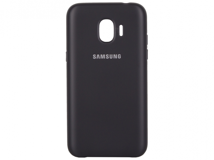 Панель Samsung Dual Layer Cover J2 2018 (EF-PJ250CBEGRU) Black - фото - Samsung Experience Store — брендовый интернет-магазин