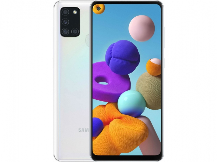 Смартфон Samsung Galaxy A21s 3/32GB (SM-A217FZWNSEK) White - фото - Samsung Experience Store — брендовий інтернет-магазин