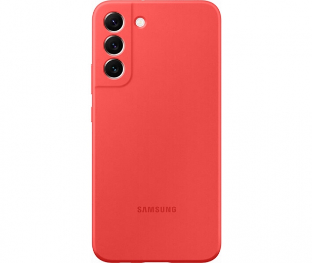 Панель Samsung Silicone Cover для Samsung Galaxy S22 Plus (EF-PS906TPEGRU) Glow Red - фото - Samsung Experience Store — брендовий інтернет-магазин