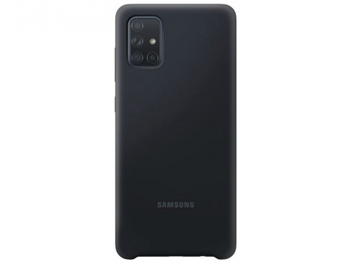 Накладка Samsung Silicone Cover для Samsung Galaxy A71 (EF-PA715TBEGRU) Black - фото - Samsung Experience Store — брендовий інтернет-магазин