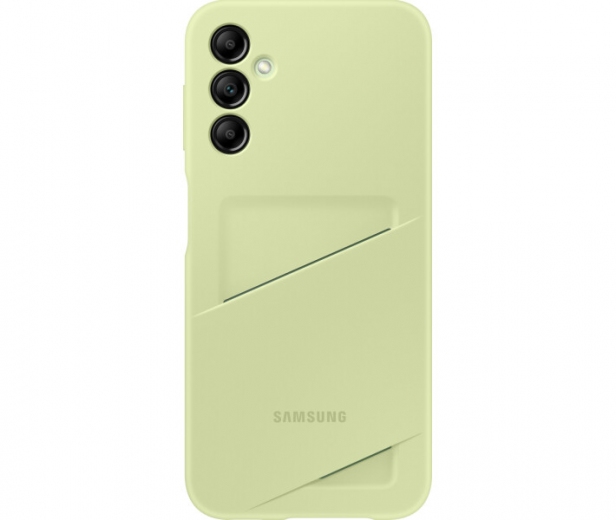 Чохол Samsung Card Slot Cover для Samsung A14 (EF-OA146TGEGRU) Lime - фото - Samsung Experience Store — брендовий інтернет-магазин