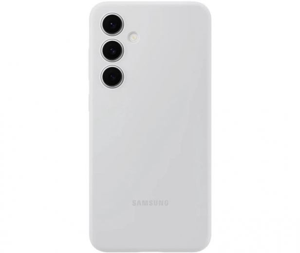 Панель Samsung Silicone Case для Samsung Galaxy S24 FE (EF-PS721CJEGWW) Gray - фото - Samsung Experience Store — брендовий інтернет-магазин