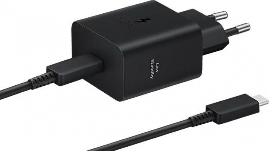 Сетевое зарядное устройство Samsung 45W Power Adapter Type-C Cable (EP-T4511XBEGEU) Black - фото - Samsung Experience Store — брендовый интернет-магазин