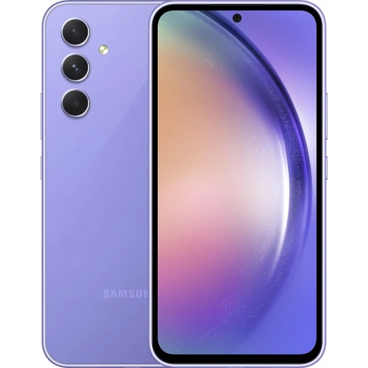 Смартфон Samsung Galaxy A54 5G 6/128GB (SM-A546ELVASEK) Light Violet - фото - Samsung Experience Store — брендовий інтернет-магазин