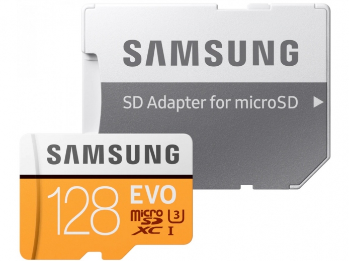 Карта пам'яті Samsung microSDXC 128GB EVO UHS-I U3 Class 10 (MB-MP128GA/RU) - фото - Samsung Experience Store — брендовий інтернет-магазин