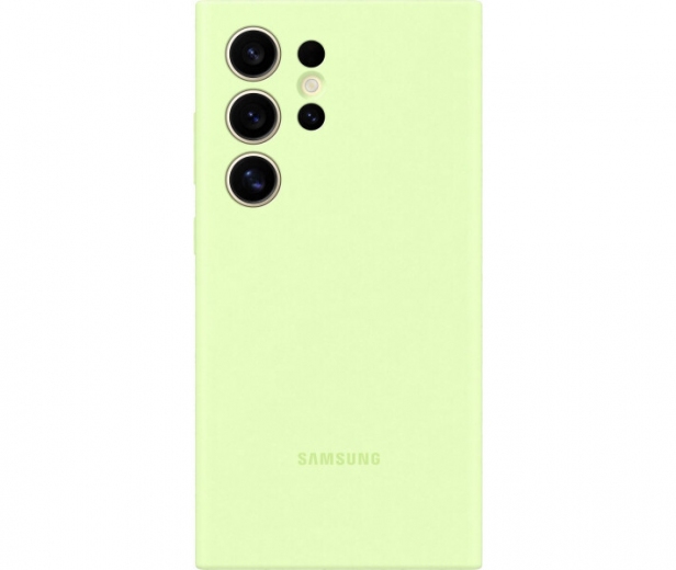 Панель Samsung Silicone Cover для Samsung Galaxy S24 Ultra (EF-PS928TGEGWW) Light Green - фото - Samsung Experience Store — брендовый интернет-магазин