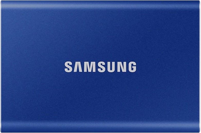 Жесткий диск Samsung Portable SSD T7 2TB USB 3.2 Type-C (MU-PC2T0H/WW) External Blue - фото - Samsung Experience Store — брендовый интернет-магазин