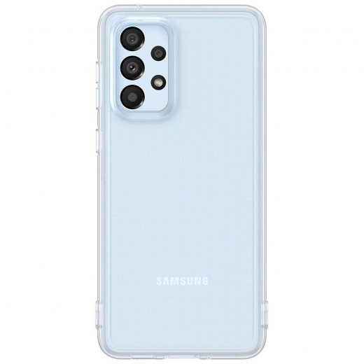 Чехол Samsung Soft Clear Cover для Samsung Galaxy A33 (A336) (EF-QA336TTEGRU) Transparent - фото Чехол Samsung Soft Clear Cover для Samsung Galaxy A33 (A336) (EF-QA336TTEGRU) Transparent - фото - Samsung Experience Store — брендовый интернет-магазин