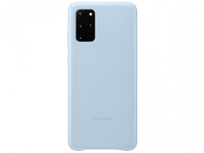Панель Samsung Leather Cover для Samsung Galaxy S20 Plus (EF-VG985LLEGRU) Sky Blue - фото - Samsung Experience Store — брендовий інтернет-магазин