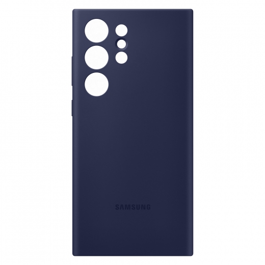 Панель Samsung Silicone Cover для Samsung Galaxy S23 Ultra (EF-PS918TNEGRU) Navy - фото - Samsung Experience Store — брендовий інтернет-магазин