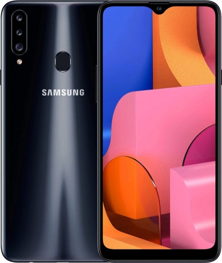 Смартфон Samsung Galaxy A20s A207F 3/32Gb (SM-A207FZKDSEK) Black - фото - Samsung Experience Store — брендовый интернет-магазин