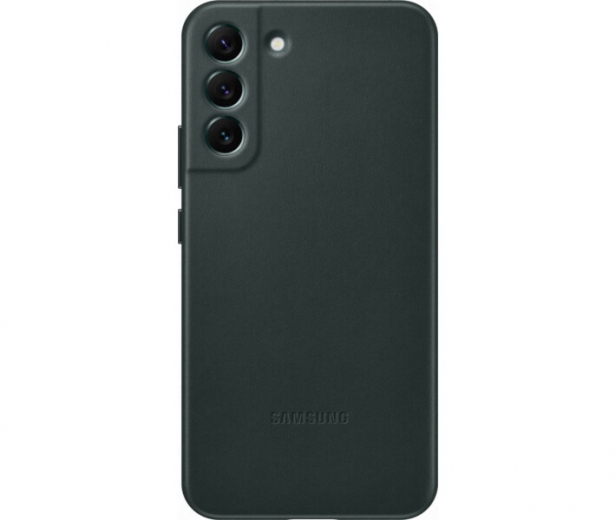 Панель Samsung Leather Cover для Samsung Galaxy S22 Plus (EF-VS906LGEGRU) Forest Green - фото - Samsung Experience Store — брендовый интернет-магазин
