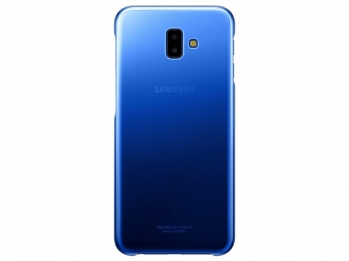 Чехол Samsung Gradation Cover для Samsung Galaxy J610 J6+ (EF-AJ610CLEGRU) Blue - фото Чехол Samsung Gradation Cover для Samsung Galaxy J610 J6+ (EF-AJ610CLEGRU) Blue - фото - Samsung Experience Store — брендовый интернет-магазин