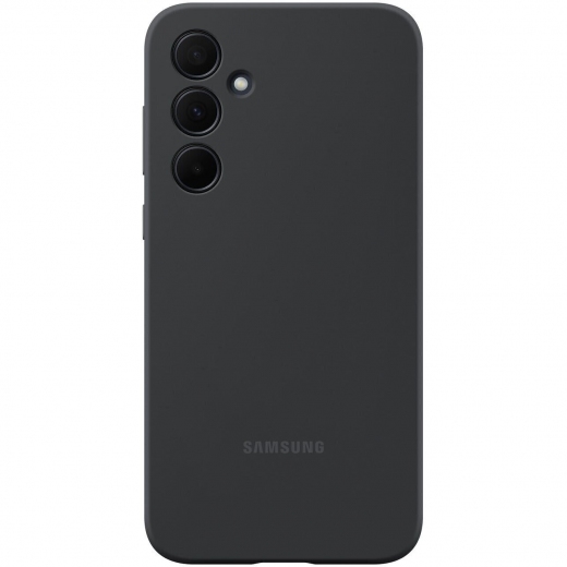 Панель Silicone Cover для Samsung Galaxy A35 (EF-PA356TBEGWW) Black - фото - Samsung Experience Store — брендовый интернет-магазин