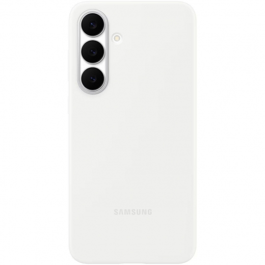 Панель Samsung Silicone Case для Samsung Galaxy S25 FE (EF-PS731CWEGWW) White - фото - Samsung Experience Store — брендовый интернет-магазин