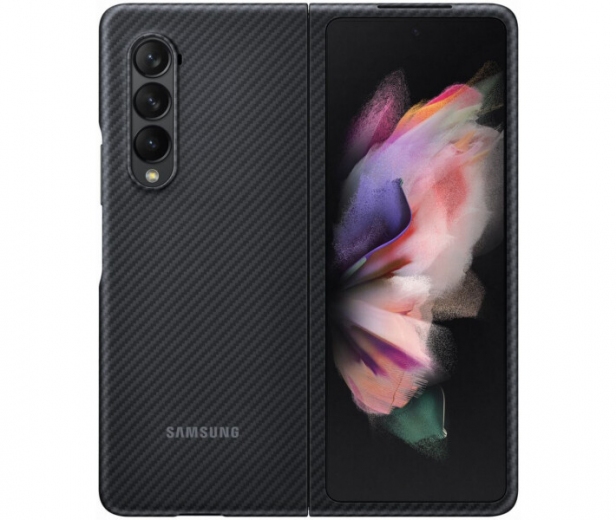 Чохол Aramid для Samsung Galaxy Fold3 (EF-XF926SBEGRU) Black - фото - Samsung Experience Store — брендовий інтернет-магазин