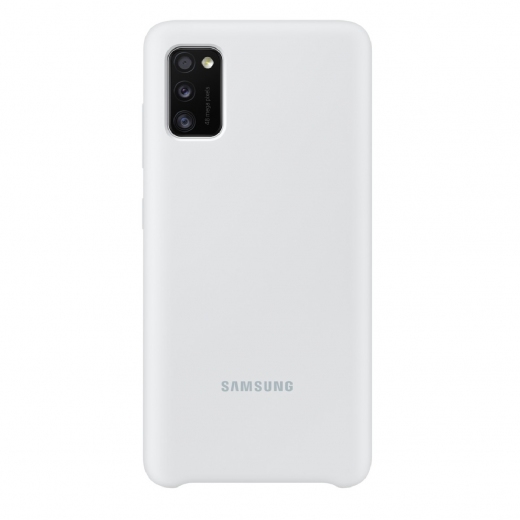Накладка Samsung Silicone Cover для Samsung Galaxy A41 (EF-PA415TWEGRU) White - фото Накладка Samsung Silicone Cover для Samsung Galaxy A41 (EF-PA415TWEGRU) White - фото - Samsung Experience Store — брендовий інтернет-магазин