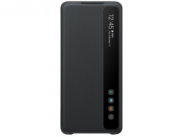Чохол-книжка Samsung Clear View Cover для Samsung Galaxy S20 Plus (EF-ZG985CBEGRU) Black - фото - Samsung Experience Store — брендовий інтернет-магазин