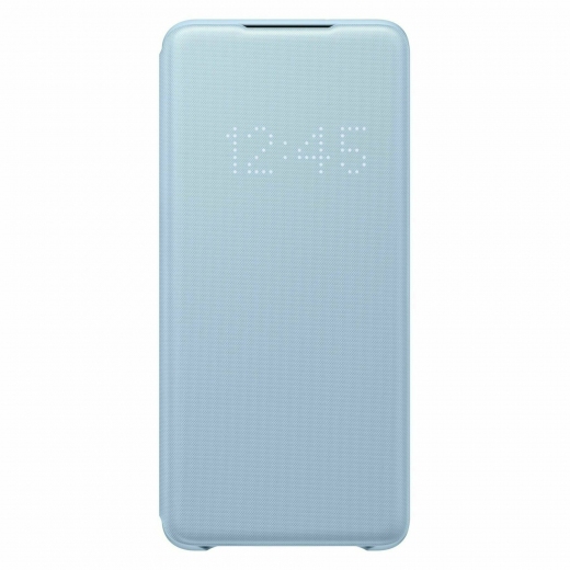 Чохол-книжка Samsung LED View Cover для Samsung Galaxy S20 Plus (EF-NG985PLEGRU) Sky Blue - фото - Samsung Experience Store — брендовий інтернет-магазин