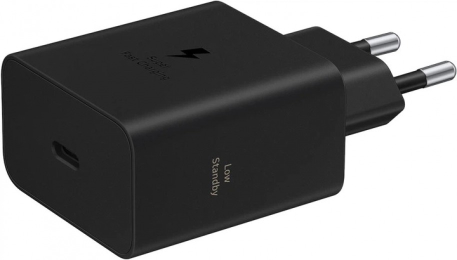 Мережевий зарядний пристрій Samsung 60W Power Adapter (Without cable) (EP-T6010NBEGWW) Black - фото - Samsung Experience Store — брендовий інтернет-магазин