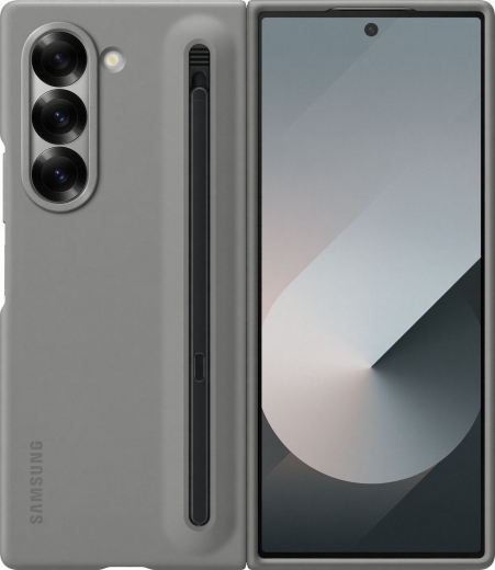 Чехол Samsung Standing Cover with Pen для Samsung Galaxy Fold 6 (EF-OF95PCJEGUA) Gray - фото Чехол Samsung Standing Cover with Pen для Samsung Galaxy Fold 6 (EF-OF95PCJEGUA) Gray - фото - Samsung Experience Store — брендовый интернет-магазин