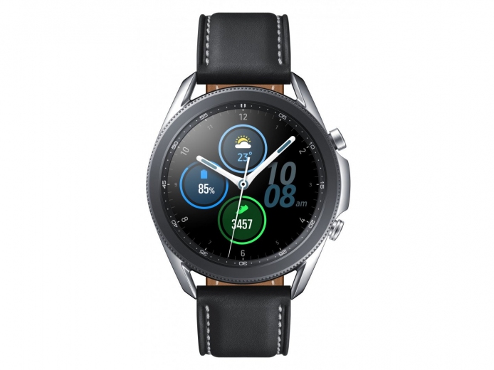 Смарт часы Samsung Galaxy Watch 3 45mm (SM-R840NZSASEK) Silver - фото - Samsung Experience Store — брендовый интернет-магазин