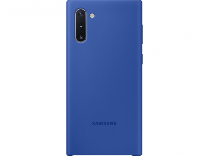 Накладка Samsung Silicone Cover для Samsung Galaxy Note 10 (EF-PN970TLEGRU) Blue - фото - Samsung Experience Store — брендовый интернет-магазин