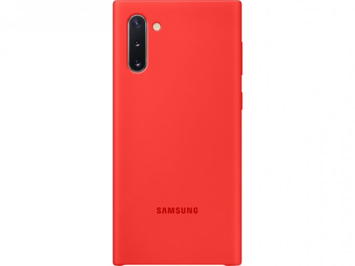 Накладка Samsung Silicone Cover для Samsung Galaxy Note 10 (EF-PN970TREGRU) Red - фото - Samsung Experience Store — брендовый интернет-магазин