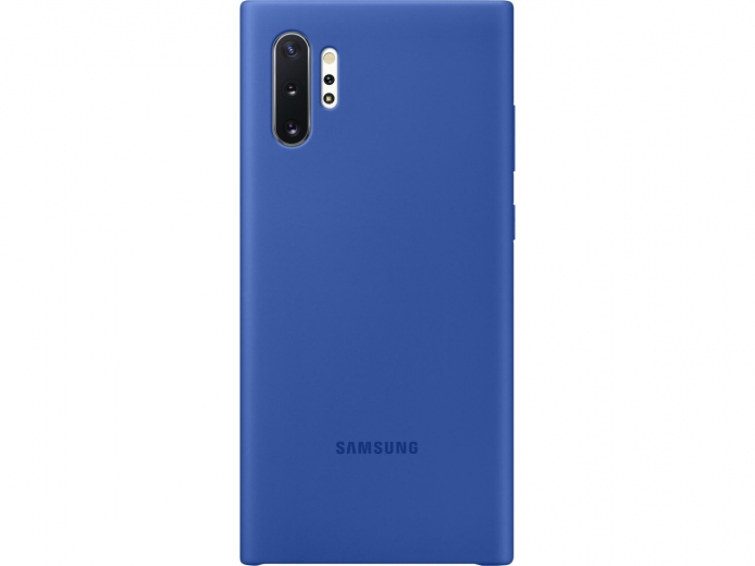 Накладка Samsung Silicone Cover для Samsung Galaxy Note 10 Plus (EF-PN975TLEGRU) Blue - фото - Samsung Experience Store — брендовий інтернет-магазин