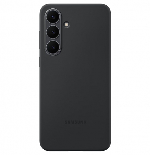 Панель Samsung Silicone Case для Samsung Galaxy S25 FE (EF-PS731CBEGWW) Black - фото - Samsung Experience Store — брендовый интернет-магазин