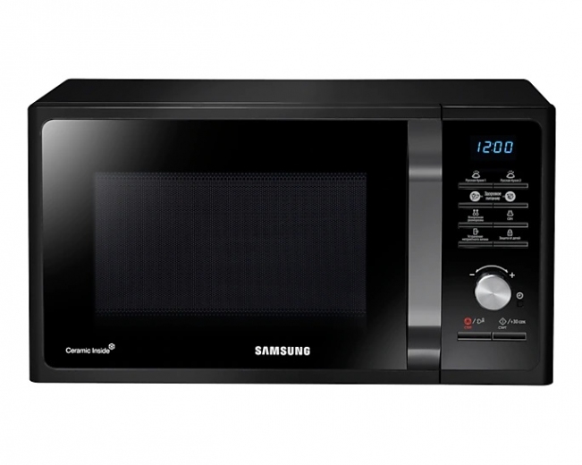 Микроволновая печь SAMSUNG MS23F302TAK/BW - фото Микроволновая печь SAMSUNG MS23F302TAK/BW - фото - Samsung Experience Store — брендовый интернет-магазин
