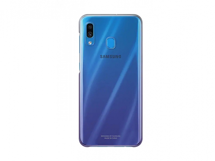 Чехол Samsung Gradation Cover для Samsung Galaxy A30 (EF-AA305CVEGRU) Violet - фото - Samsung Experience Store — брендовый интернет-магазин